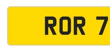 Rory Number Plate For Sale ROR Rorey DVLA Cherished Perfect Gift Investment RS3