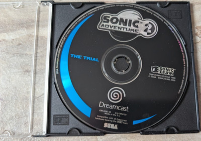 Sega Dreamcast Spiel  - Sonic Adventure 2 - The Trial - nur CD -