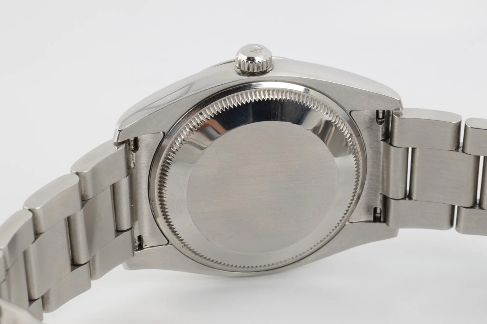Rolex Oyster Perpetual Date 115200 Stainless Steel "Salmon" Dial 34mm Watch image 7