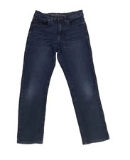 US Polo Assn. Boys Dark Wash Straight Leg Jeans Adjustable Waist Size 10