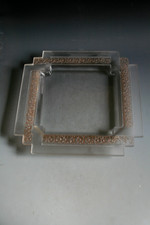 RENE LALIQUE PAQUERETTES  GLASS PLATE - CIRCA 1935