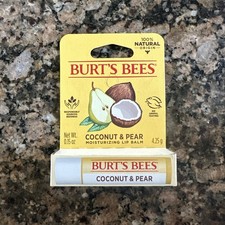 Burt s Bees Coconut And Pear Lip Balm Blister Box 0.15 Oz New In Box