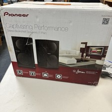 Pioneer SP-BS21-LR Bookshelf Speakers Pair New Open Box Mint RARE