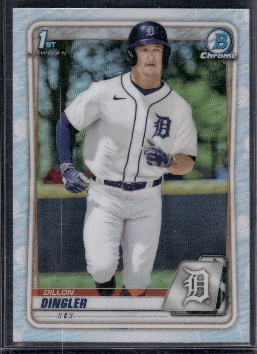 2020 Bowman Draft #BD-144 Dillon Dingler 1st Chrome Refractor