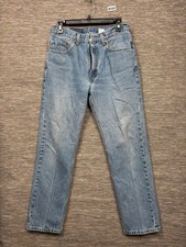 Vintage Levis 505 Jeans Mens Size 32x30 Blue Regular Straight Leg Denim USA Made