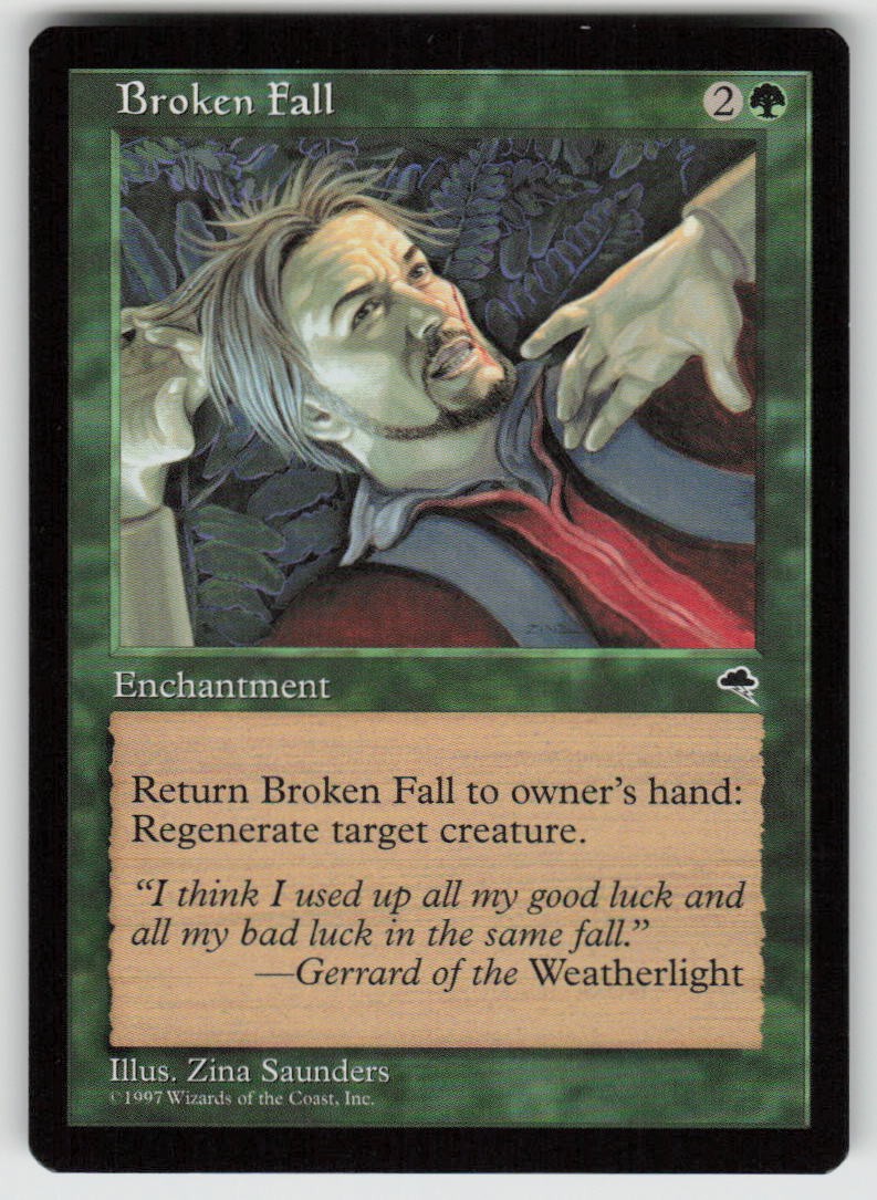 Broken Fall Common Tempest 216 MTG Lightly Played