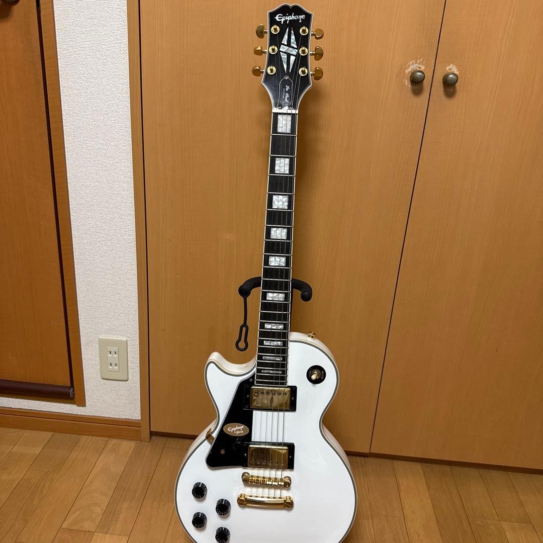 Epiphone Les Paul Custom Lefty ホワイト Epiphone Les Paul Custom Lefty White | eBay