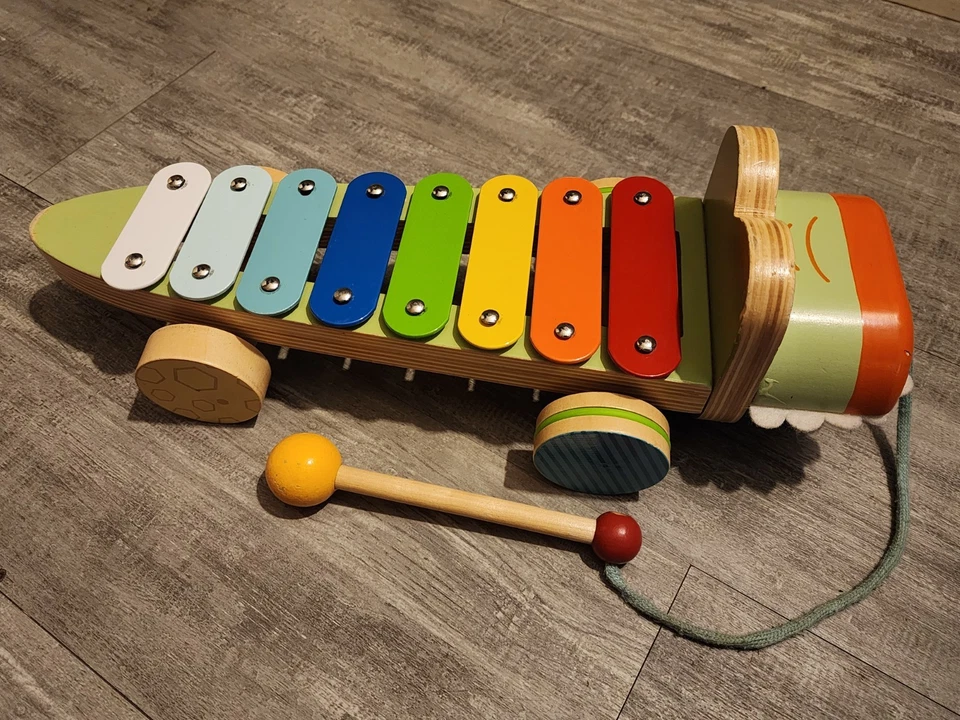 Skip Hop鳄鱼木琴木制乐器儿童 — 第 2/4 张图片