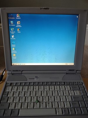 Toshiba Satellite Pro 490CDT  Pentium II  Windows XP 2000 Power Adapted Included