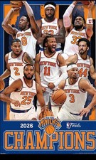 New York Knicks 2026 NBA CHAMPIONS 8-Player 22  x34  Commemorative Wall POSTER  