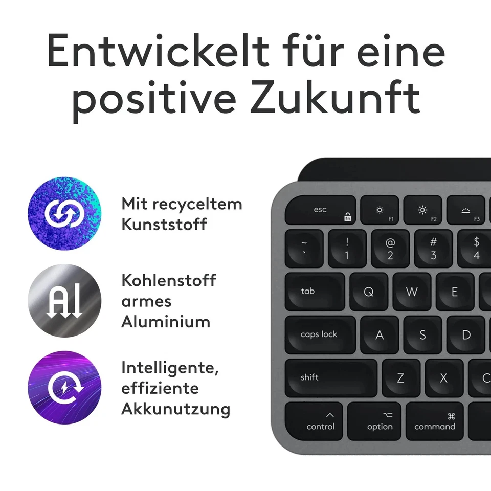 Logitech MX Keys S Combo für Mac inkl. MX Master 3S & MX Palm Rest Maus Tastatur - Bild 4 von 4