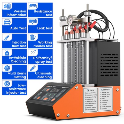 #ad EFI FSL TSI CGI Petrol Fuel Injector Cleaner Tester Machine Ultrasonic Cleaning $311.99