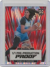 2024 Kamilla Cardoso Pre-Production Proof Leaf Metal Chicago Sky 1/1 Rookie