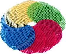 Super Z Outlet 12 Pack 5.5 inches in diameter, Blue/Green/Red/Yellow 
