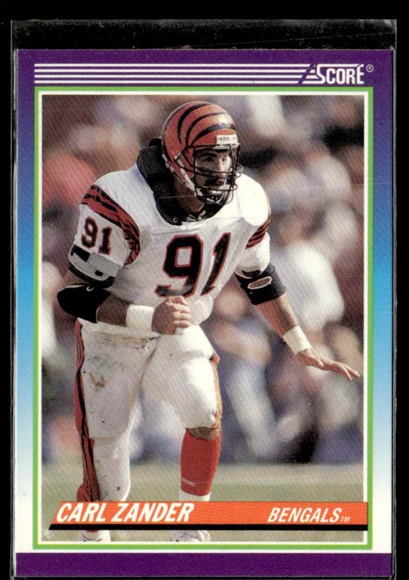 1990 SCORE CARL ZANDER #478 CINCINNATI BENGALS 3474