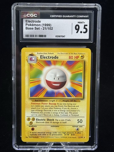 Electrode graded CGC 9.5 for sale on eBay