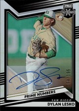 2022 Elite Extra Edition Prime Numbers A Signatures /195 Dylan Lesko Auto
