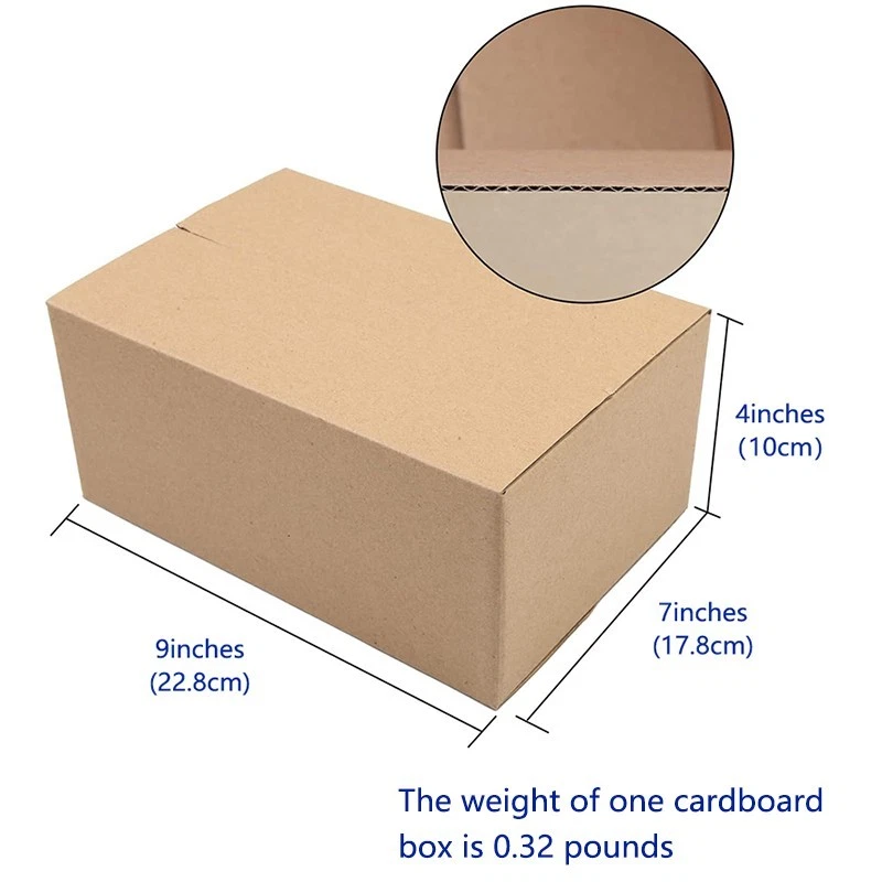 9"L x 7"W x 4"H (10/20 pack) small cardboard box for packaging and handling - Image 2 of 4