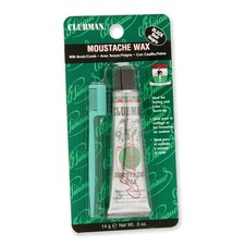 Clubman Mustache Wax for Men Black, Strong Hold Moustache Wax for Styling, I