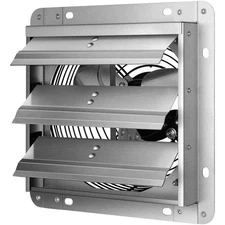 US 14 In. Silver 1000 Cfm High Speed Shutter Exhaust Fan-DHS-YDHF-AUST14