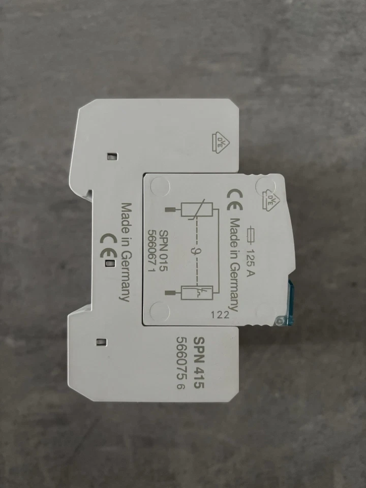 Hager SPN 015 Überspannungsableiter 4-polig 40kA Typ - Bild 2 von 2