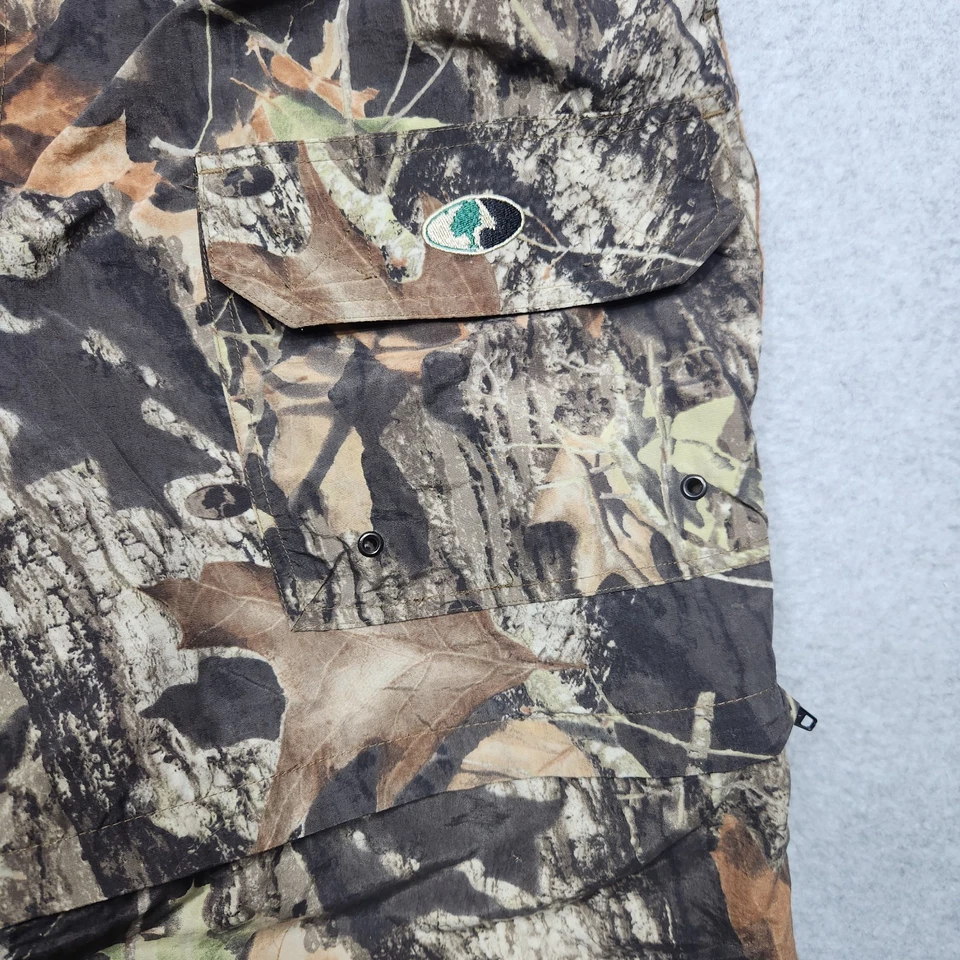 Mossy Oak Camo Pants Mens Large Camouflage Treklite Zip Off Outdoors Hunting - Image 3 of 4