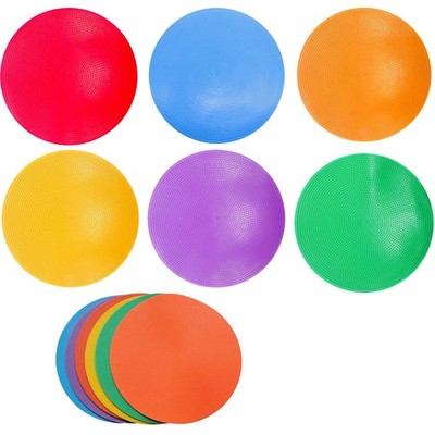 9 Inch Poly Spot Markers Agility Dot Round Multiple Color Spot Markers Flat F...