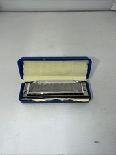 JAMBONE Harmonica by AXL TEN HOLE HARMONICA "Key of G w/ Case