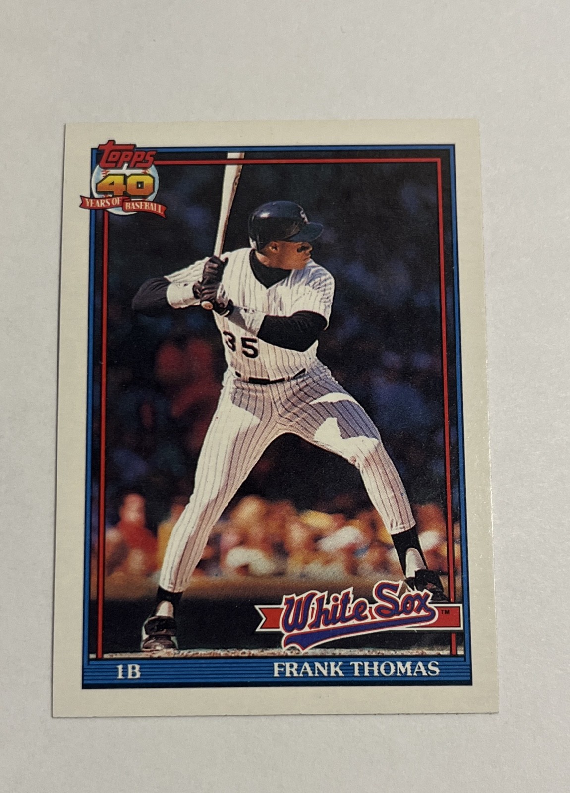 1991 Topps - Frank Thomas #79