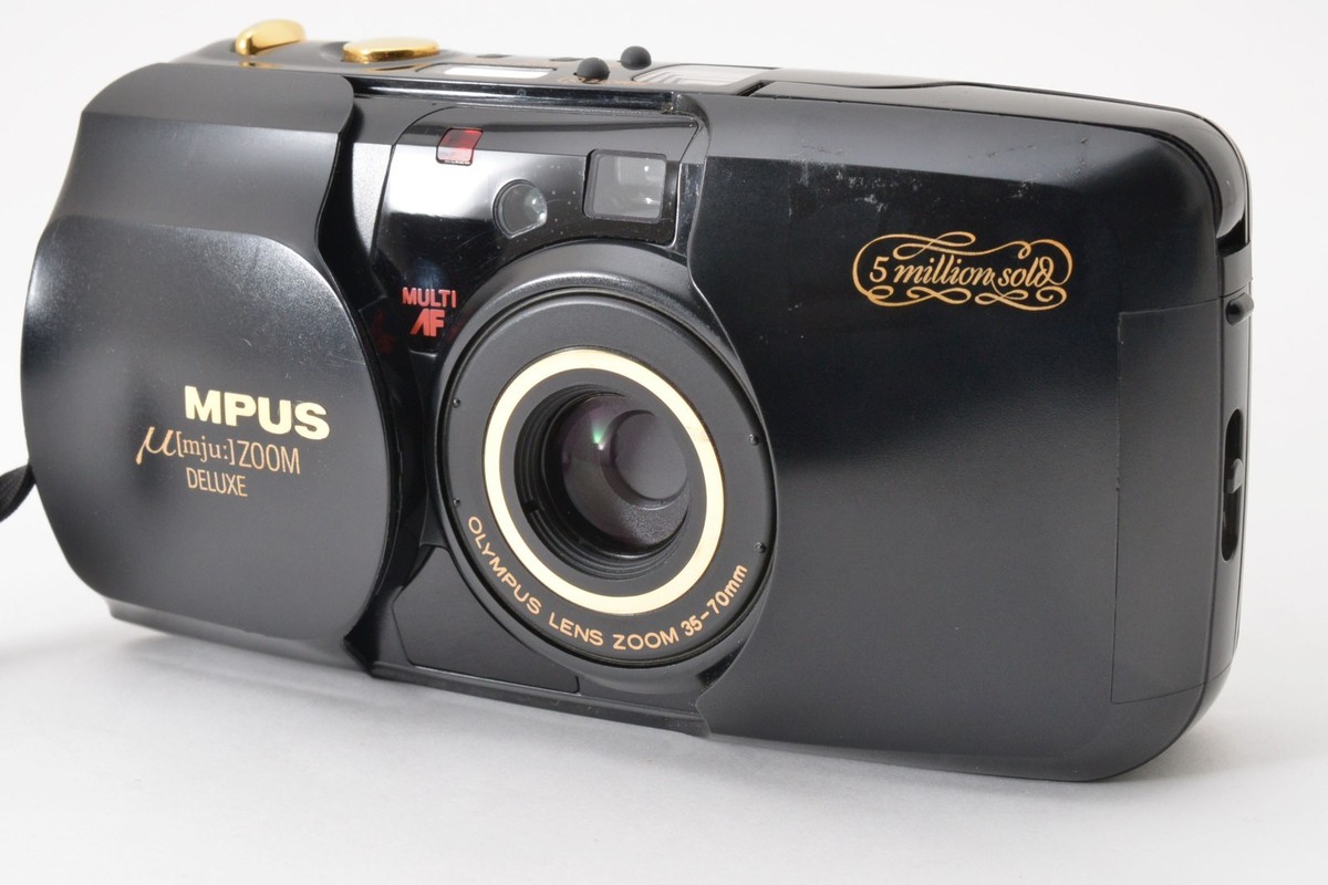 Exc+5] Olympus Mju μ Zoom Deluxe 5 million sold model Camera Black