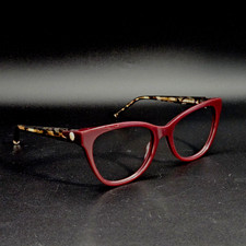 Escada Eyeglasses Frames Only VES98K 09FH Maroon Tortoise 55-15-140
