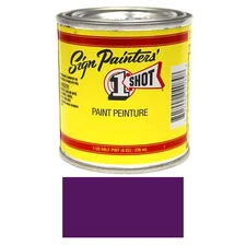 1/2 Pint 1 Shot 162L PURPLE Paint Lettering Enamel Pinstriping One Shot
