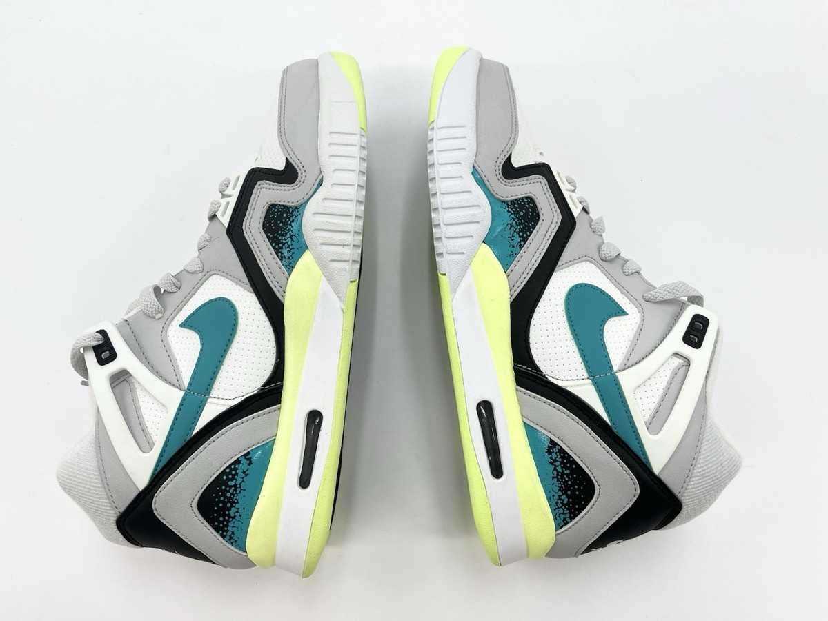 2013 Nike Air Tech Challenge II White turbo Green Sz 9.5 Men Shoes
