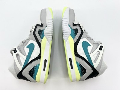 2013 Nike Air Tech Challenge II White turbo Green Sz 9.5 Men Shoes