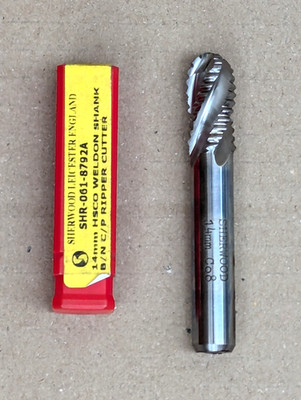 SHERWOOD ENGLAND 14 MM HSCO WELDON SCHAFT RIPPER CUTTER
