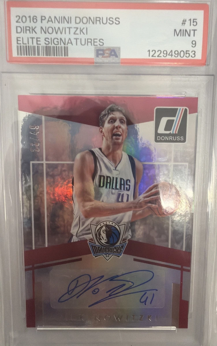 Panini Dirk Nowitzki Basketball Original Autographed Sports