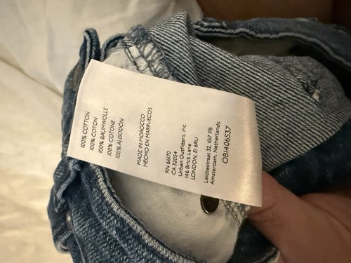 Free People We The Free Jean Skirt Size 6 - Picture 3 of 5