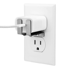 Charger Lock to Outlet with Screw, Adjustable Stainless Steel Outlet Anti The...