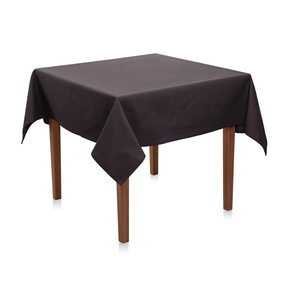 Tischdecke Baumwolle Linon Tischwäsche Tischtuch Tischdeko eckig einfarbig - Bild 4 von 4