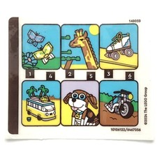 LEGO STICKER SHEET 31147 Retro Camera Stickers Decals Creator