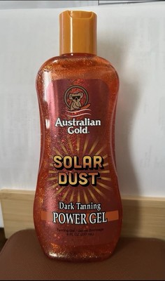 Australian Gold Solar Dust Dark Tanning Power Gel Bronzer 8oz VIRAL