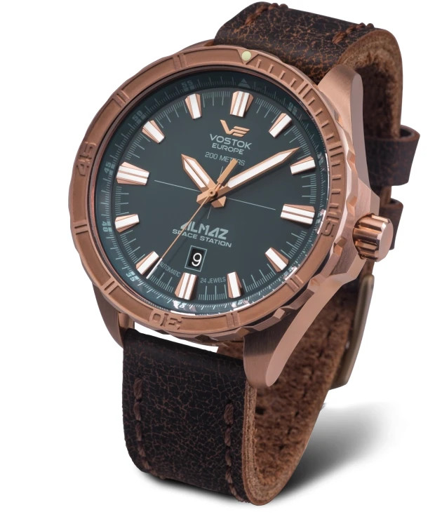 Vostok Europe Almaz Bronze NH35A-320O507 Mens Automatic Watch