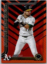 2025 Topps Update Series - Austin Wynns #US330 Orange & Black Foil