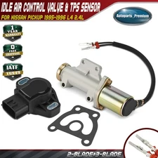 2x Idle Air Control Valve & Throttle Position Sensor Set for Nissan Pickup 95 96