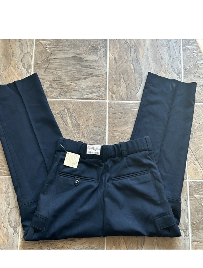 Fecheimer Flying Cross Wool Uniform Navy Pants Sz 6 - Image 2 of 4
