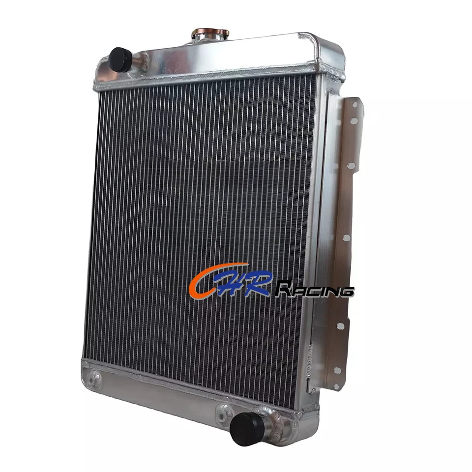 Radiador de aluminio de 3 filas para Chevrolet Impala 1958/Bel Air/Motor V8 Biscayne Foto 4 de 4