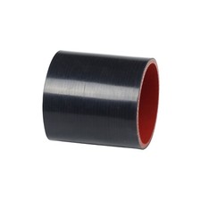 3 To 3 Silicone Straight Coupler Hose Turbo Black-red 76mm Intercooler