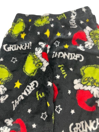 Dr. Seuss The Grinch Kids Fleece Pajama Pants Size 4 Polyester Black - Picture 8 of 8