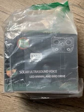 Upgraded Solar Ultrasonic Animal Repellent Dog Cat Skunk Deer Raccoon For Garden