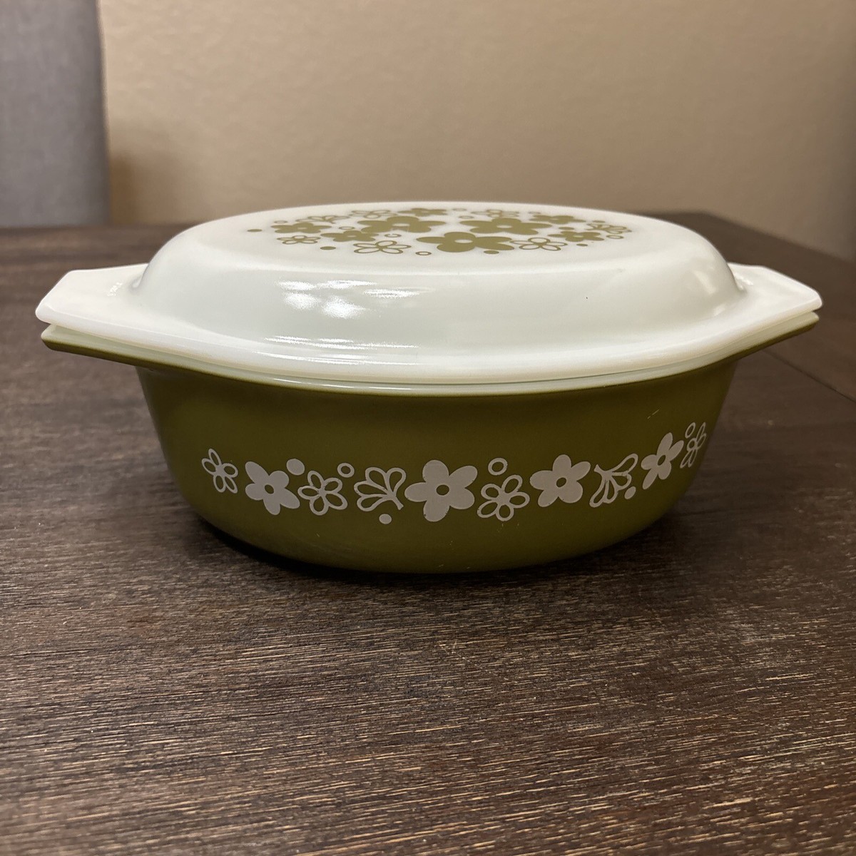 米軍 実物 OLD PYREX デザートプレート② 米軍 実物 OLD PYREX デザートプレート②